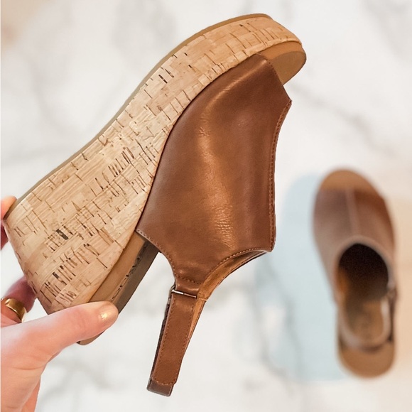 Last 1! corkys footwear weekend plans cork wedge sandals in brown size 10 - Picture 7 of 9